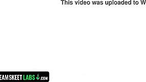 Blindfolded Slut Rides Monster Cock In Speed Dating Porn Game Parody