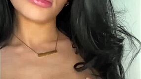 A horny british teen slut grabs her dildo for some wild solo toy play