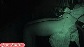 jeny smith strips naked in crowded cinema for voyeur thrill