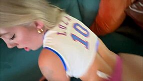 Naughty Stepdaughter Caught! Lola Cheeks Sneaks In After Halloween Fuck!