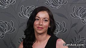 Feels wild getting bukkake facial from sucking all that jizz