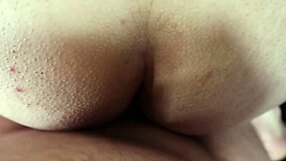 Arab hijab slut inserts monster cock deep into her big ass for intense anal sex.