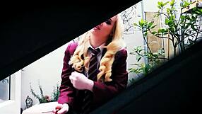 how does british teen taste when teacher eats pussy before massive facial cum