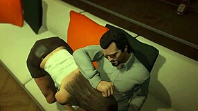 GTA 5 hooker joins for wild bedroom fun