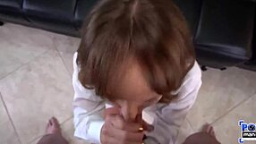NAUGHTY CYNdi SINCLAIR ON HER KNEES DEEPTHROATING miles longS MASSIVE COCK IN LINGERIE