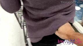 Immeganlive Rips Wedgies on Amateur Girls Outdoors