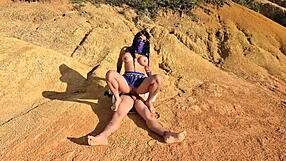 in the scorching desert, alejandra palacios rides big cocks as the egyptian goddess craves more