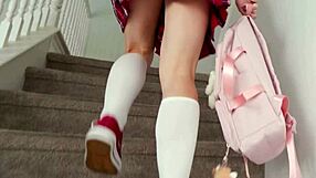 Independence Day Penelope Double-Teamed Hard by Stepdad and Stepbro