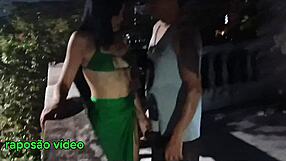 Old man grabs cute young brunette on walk, chokes her deepthroat on monster cock in bedroom till cum