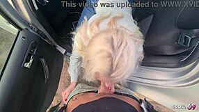 hey green-eyed german teen, wanna hop in my car and swallow my load after i fuck you rough?
