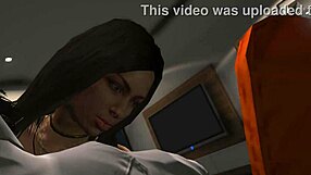 GTA 5 hooker joins for wild bedroom fun