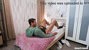 i sneak into her dorm for that sneaky switcheroo threesome thrill