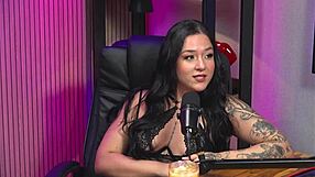 taluane boom licks big-titted latina milf in lingerie!
