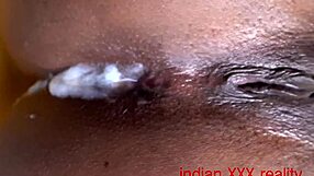 dirty indian stepmom spreads fat ass for anal creampie 😈💦 homemade quickie