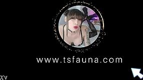 Transgender Tgirl Pounds Her Ass Hard on Fuck Machine Relentlessly