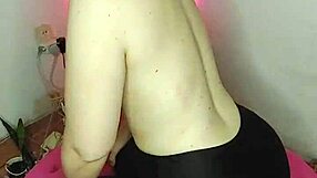 Argentinian redhead slut gives dirty talk joi in gym bending over for huge ass toys and orgasm