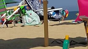 Candid On This Little 18+ Slut At The Beach
