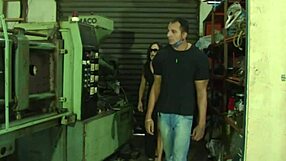 giving mechanic pleasure anal creampie big cock interracial