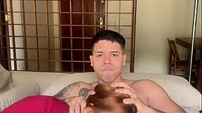 Flexible Redhead Swallows Lover's Cock With Wet Pussy Doggystyle