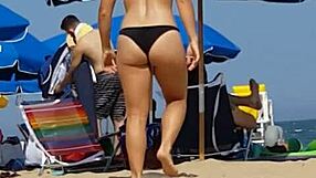 Candid On This Little 18+ Slut At The Beach