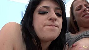 damn these girls smoke cigs on street then head home for wild lesbian threesome rimjobs