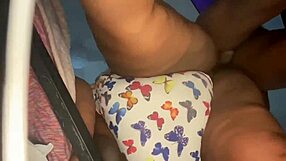 Fat pussy granny takes creampie nut at bed's end