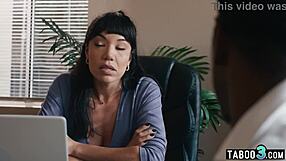 Busty Latina Milf Wife Puck Rides Husband's Monster Black Cock Deep Interracial