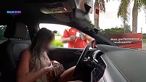 Exhibitionist Wife Flashes Tits And Ass To Gas Station Attendant
