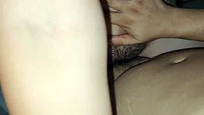 hot latina stepdaughter's hairy wet pussy gets first creampie from small cock daddy