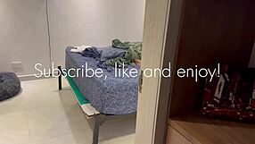 Day 1, letting stepsis play close-up with my submissive Colombian bbw pussy and feet voyeur style!