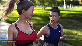 Wife and Stepmother Jog Through Neighborhood Paths and Trails