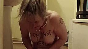 Milf slave bound humiliated flashing natural tits uro session homemade bdsm submission