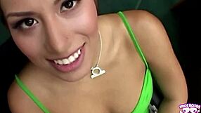 i flirted busty brunette workout led to deep titty fun
