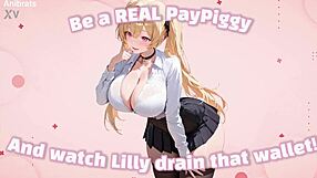 the dating sim where a brat turns you into a dumb lil paypiggy