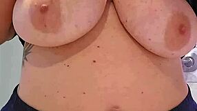playin with my huge natural tits screamin as nurse
