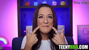 Straight roommate freya von doom falls for lani rivers' dorm seduction