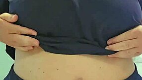 playin with my huge natural tits screamin as nurse