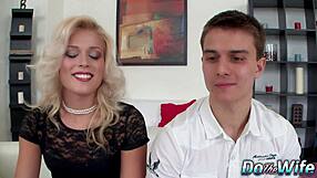 What Happens When Blonde Housewife Katy Clark Bangs Lucky Stranger?