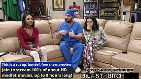 SOLANA GAGS on DICK then SPREADS SHAVED PUSSY for POV MISSIONARY CREAMPIE FUCK!