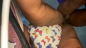 Fat pussy granny takes creampie nut at bed's end