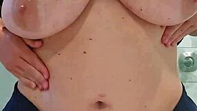 playin with my huge natural tits screamin as nurse