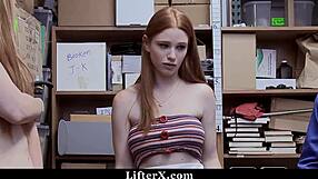 Stepmommy caught shoplifting punished