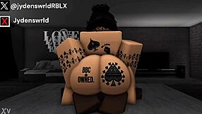 i was blackmailed by boss's big black cock for promotion roblox