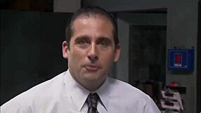 shemale teases shaved office look at work