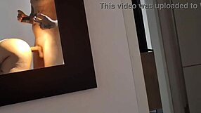 waitress secretly films curvy latina milf bent over doggystyle fat ass pounding