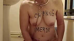Milf slave bound humiliated flashing natural tits uro session homemade bdsm submission