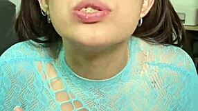 Playing With Junk Food Between My Mouth And Hair