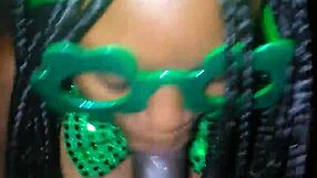 giving sloppy head on st patrick's day with that bbc