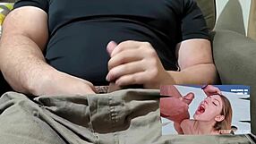 Slavic school teacher gulps big mouthful in gokkun bukkake