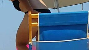 Candid On This Little 18+ Slut At The Beach